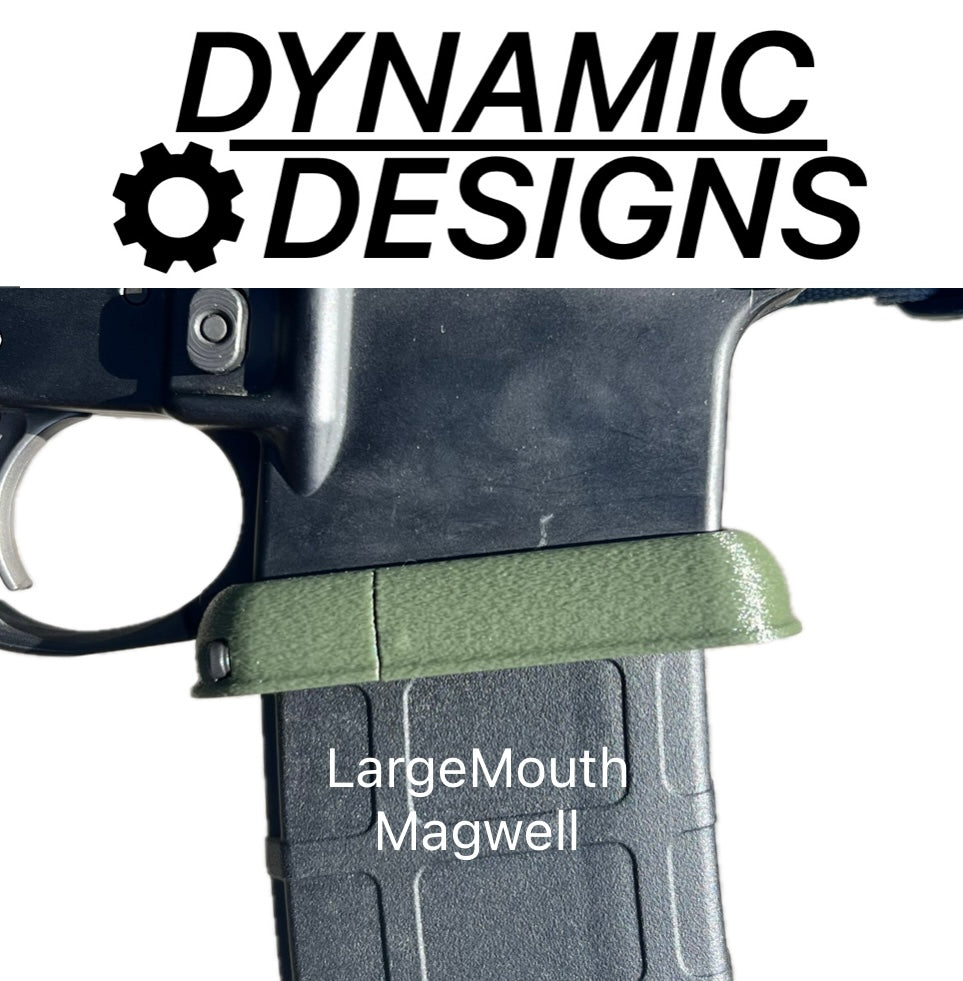 LargeMouth Flared Magwell for Milspec Receivers *OD Green*