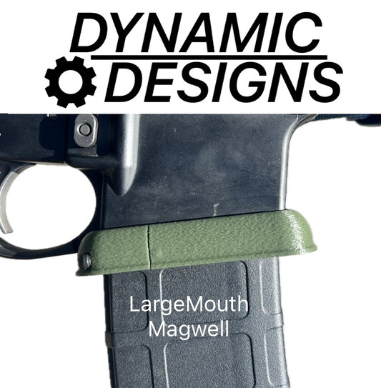 LargeMouth Flared Magwell for Milspec Receivers *OD Green*