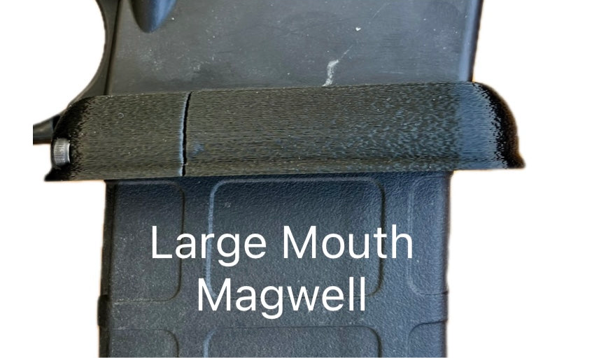LargeMouth Flared Magwell for Milspec Receivers *BLACK*
