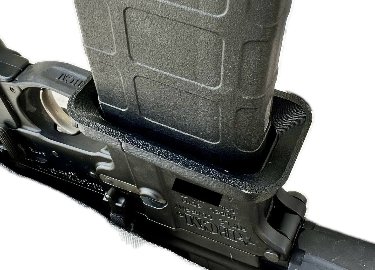 LargeMouth Flared Magwell for Milspec Receivers *BLACK*