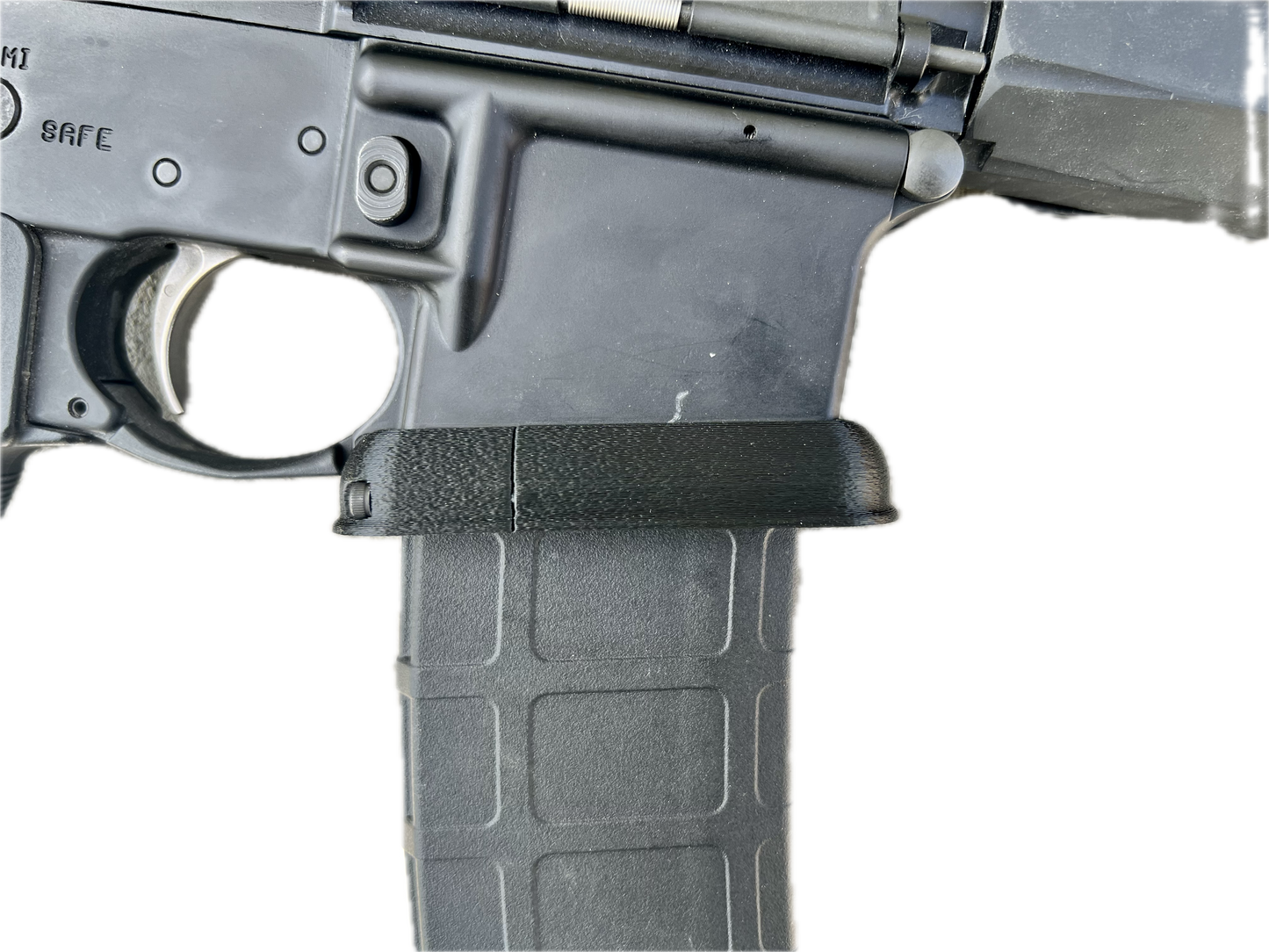 LargeMouth Flared Magwell for Milspec Receivers *BLACK*